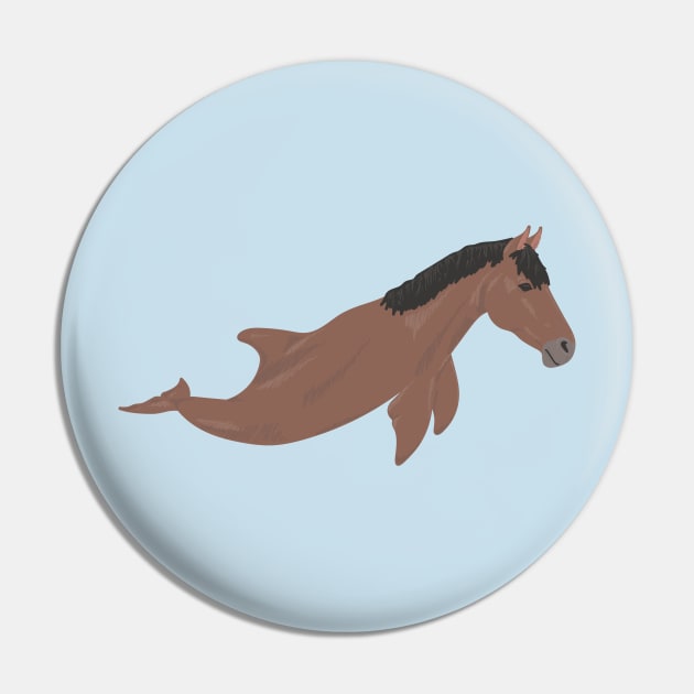 Seahorse Pin by DoctorBillionaire