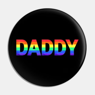 Gay Pride Month LGBTQ Fathers Day Flag Queer Pin