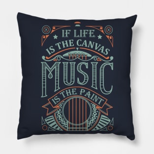 Musically shirt | music guitar shirt | music quote Pillow