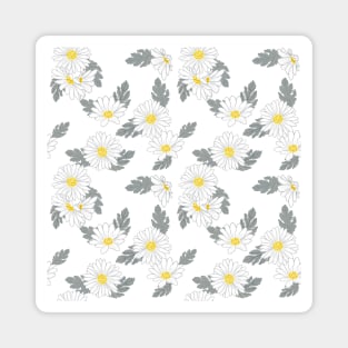 Daisy pattern, pantone color palette Magnet