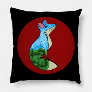 Happy Fox - Forest Fashion Pillow