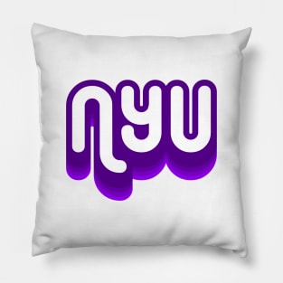 New York retro bubble Pillow