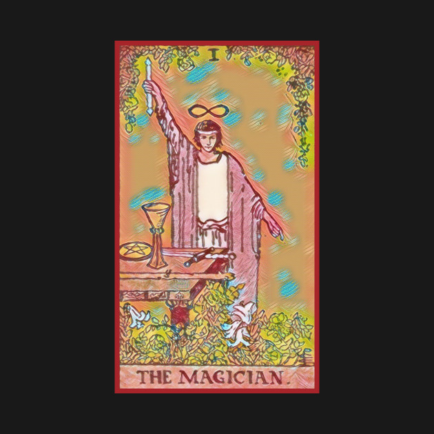 Disover TAROT CARD The Magician Major Arcana - Tarot Cards - T-Shirt