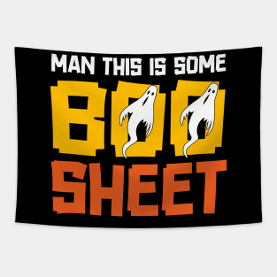 This Is Some Boo Sheet Ghost Halloween Vintage Fun Costume Tapestry