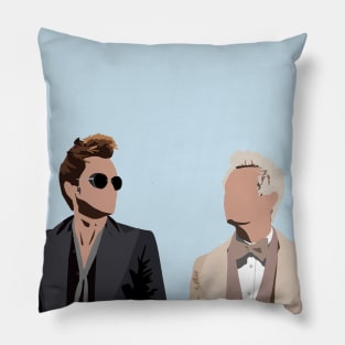 Minimal Good Omens Pillow