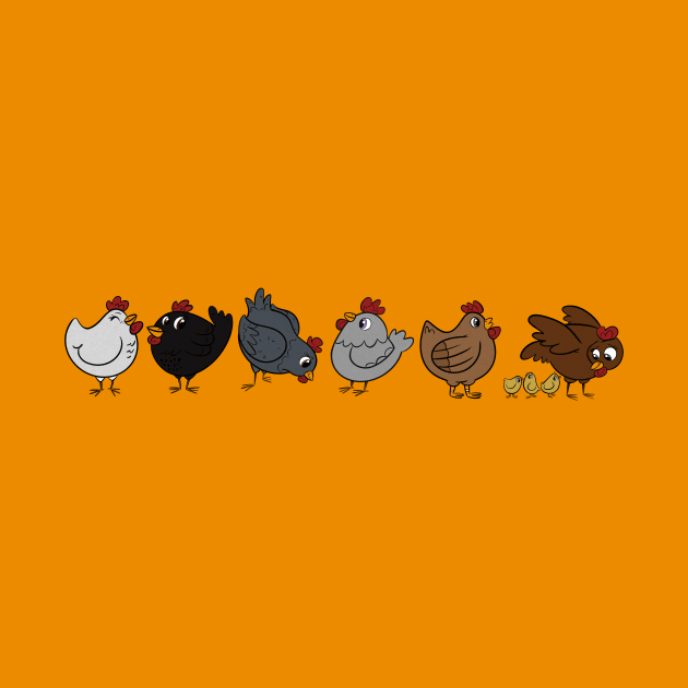 A Bunch of Cute Chickens by rmcbuckeye