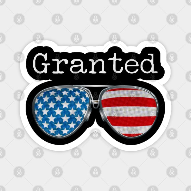 USA PILOT GLASSES GRANTED Magnet by SAMELVES