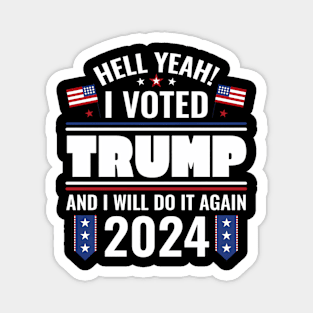 I Voted Trump Magnet