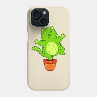 Cactus Cat Free Hugs Phone Case