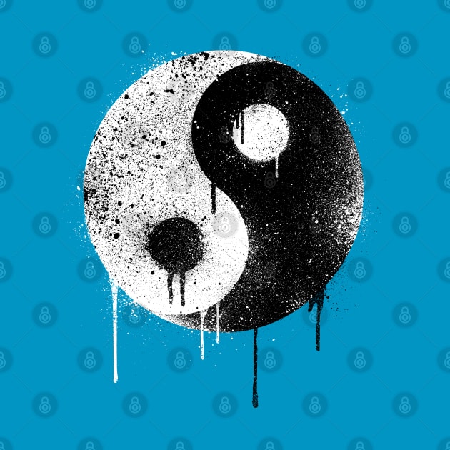 Spray Painted Yin Yang by R-evolution_GFX