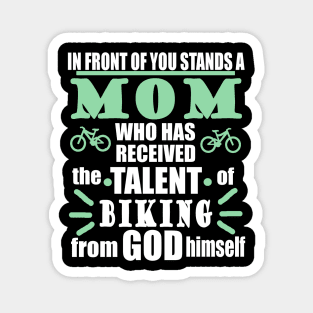 Gift Mom Mother's Day Bike Tour Biking Bicycle Magnet