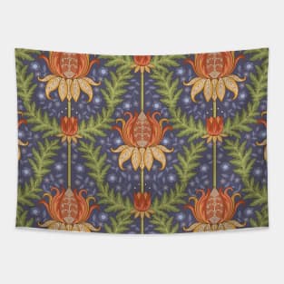 Imperial Crown Arts and Crafts Movement Inspired Tapestry