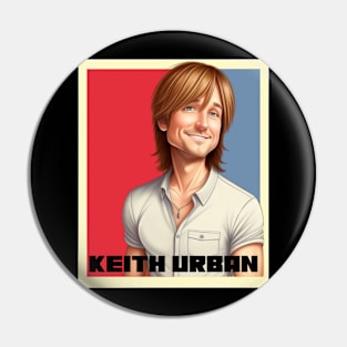 2D Keith Urban Pin