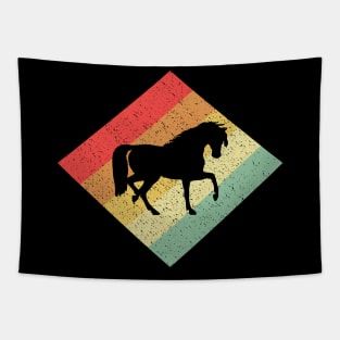 Retro Vintage 80s Horses Gift For Horse Lovers Tapestry