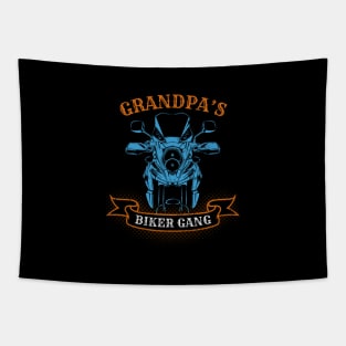 Grandpa's Biker Gang Father's Day Tapestry