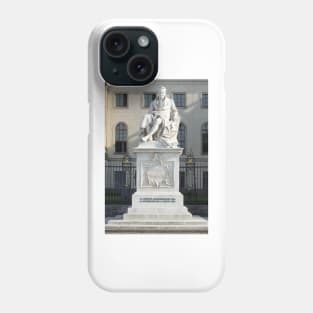 Humboldt University, Monument Wilhelm von Humboldt, Unter den Linden, Berlin, Germany Phone Case