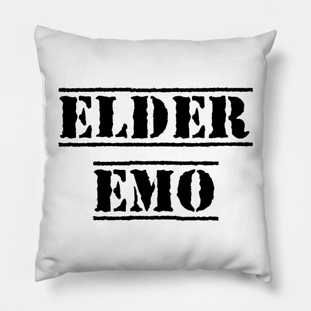 Elder Emo Pillow by ijsw