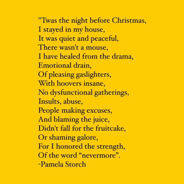 'Twas the Night Before Christmas Poem Quote Edition by Pamela Storch