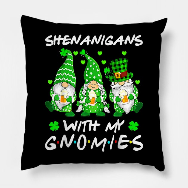 Shenanigans with my Gnomies Pillow by John white