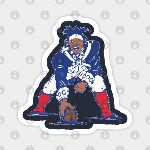 New England Newton's Patriots Magnet by salsiant