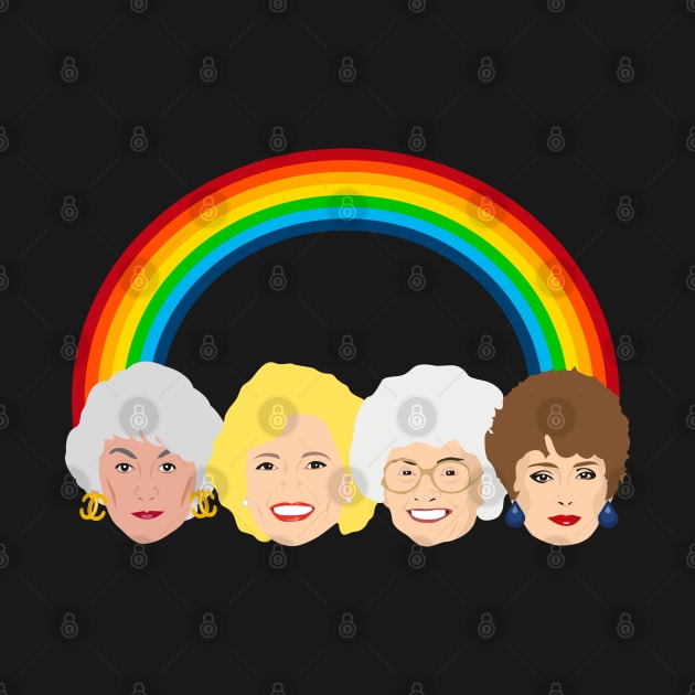 The Golden Girls LGBT Pride Rainbow by Greg12580