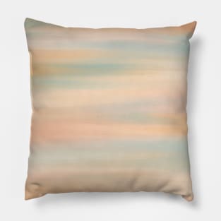 Abstract Blush Indigo Pillow