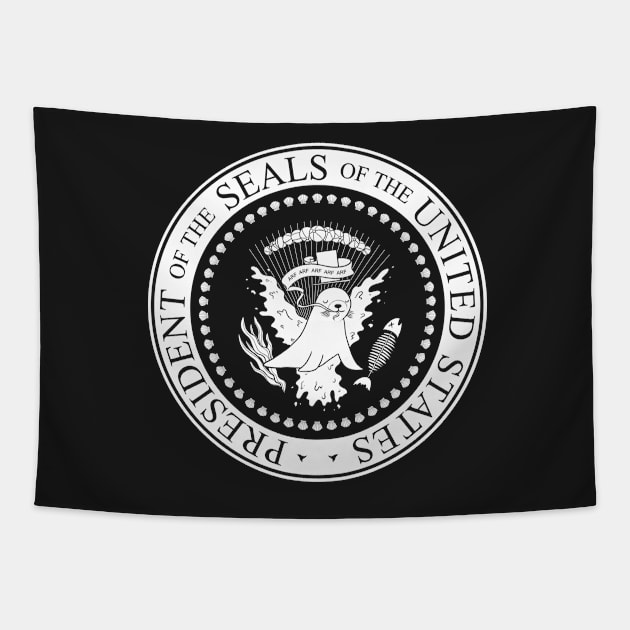 President of the Seals of the USA Tapestry by Pockets