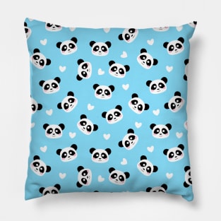 Kawaii panda bear pattern Pillow