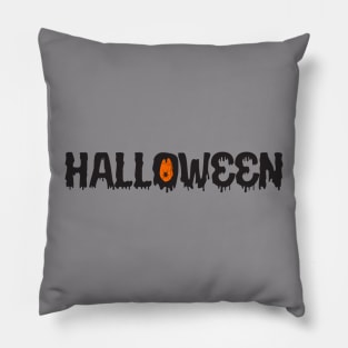 halloween text Pillow