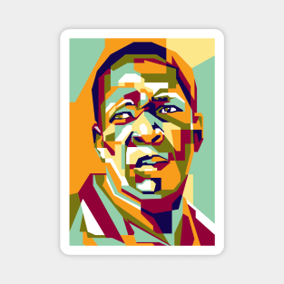 Abstract Geometric John Coltrane in WPAP Magnet