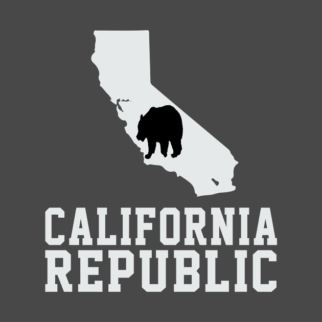 california republic with bear california map by soufyane