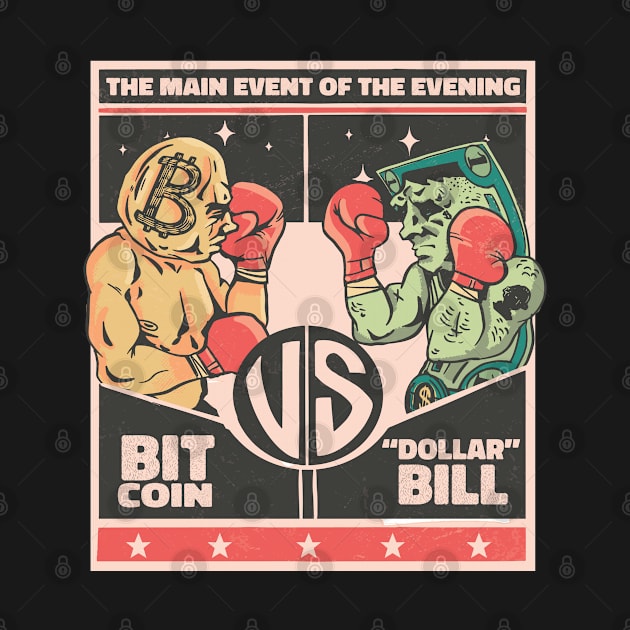 Bitcoin vs "Dollar" Bill by Eclecterie