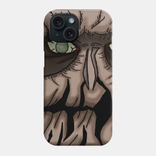 Cara zombificada Phone Case