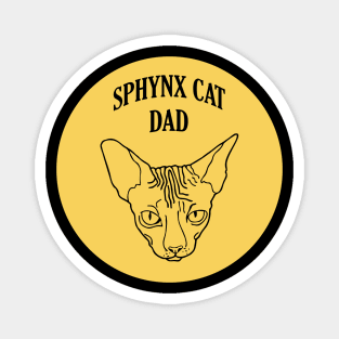 Sphynx Cat Dad , Cat lover Magnet