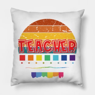 Teacher Sunset Limited Edition Unique Design For Teacher Gift Theme Evergreen Pillow