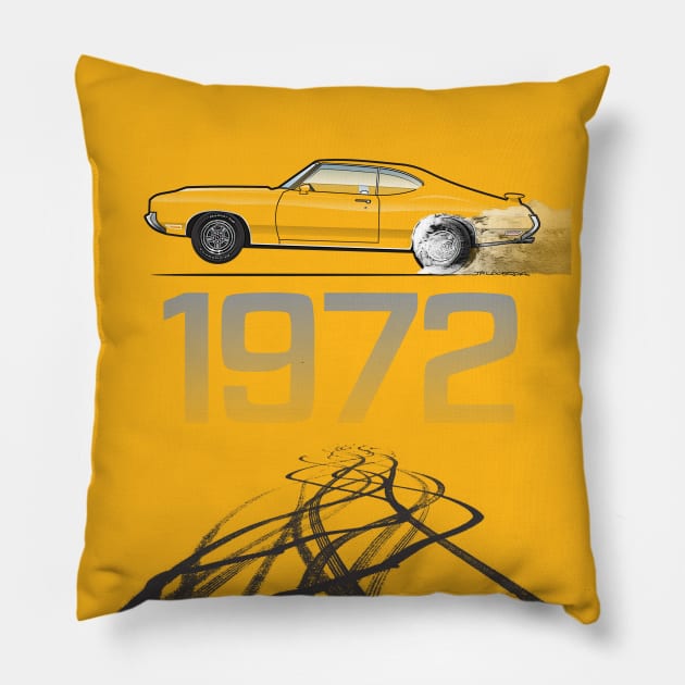 1972 Multi-Color Body Option Apparel Pillow by JRCustoms44