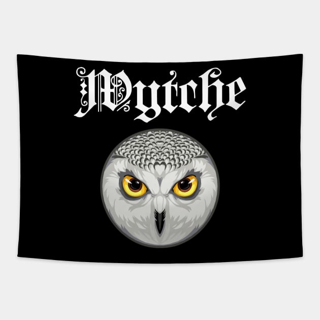 Wytche with Owl - Gifts for Witches Tapestry by TraditionalWitchGifts