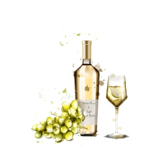 White Wine Is Light In A Bottle T-Shirt