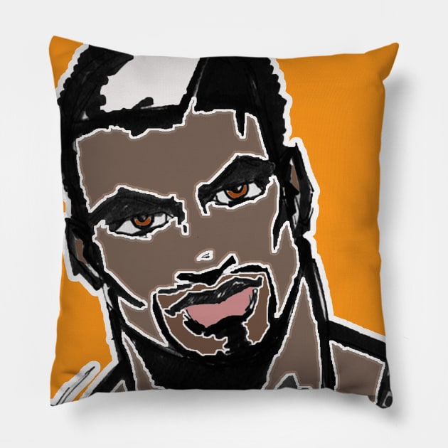 Harlem Guy Graphic Pillow by LupiJr