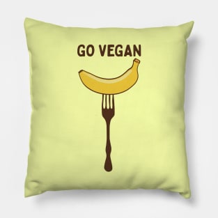 Go vegan Pillow