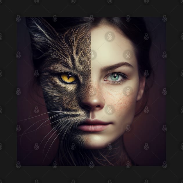 Feline Fusion Cat Woman by ARTificial42