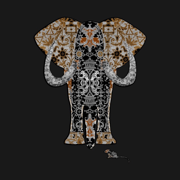 Elephant and Mouse by Diego-t