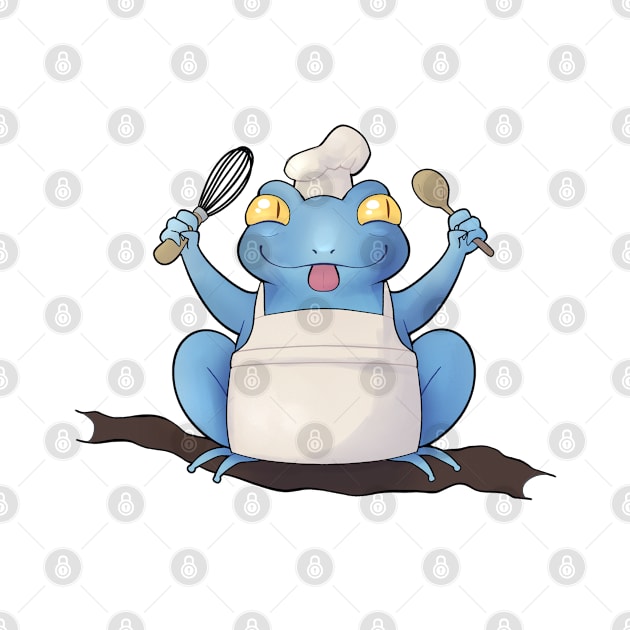 Chef Frog (Chefin'Touch) by OneSmolArtist