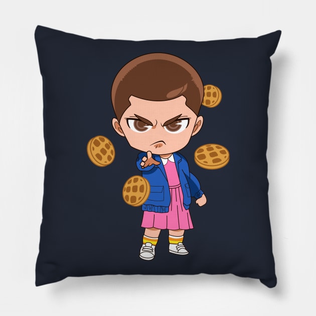 Stranger Eleven Pillow by matheasland