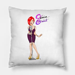 Jessica Grabbit Pillow