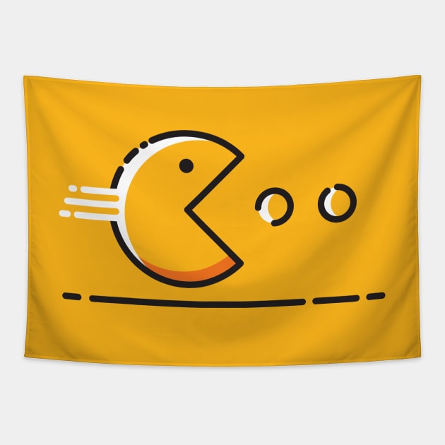 Waka Waka PacMan! Tapestry by The_SaveState