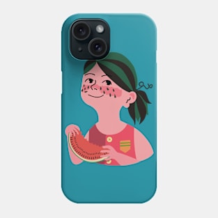 Watermelon Girl Phone Case