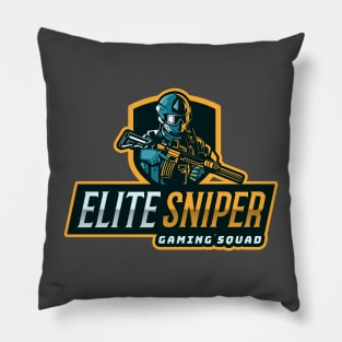 Elite Sniper Gaming Squad Pillow