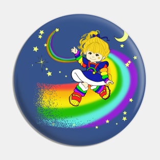 Retro Rainbow Brite Pin