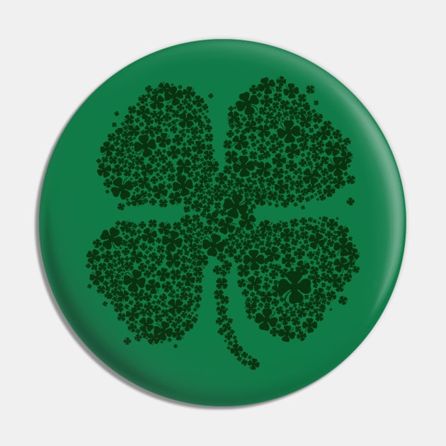 Shamrock Lucky St. Patrick's Day Pin by vo_maria